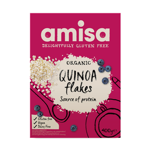 Organic Quinoa Flakes - Gluten Free (Amisa) 400g