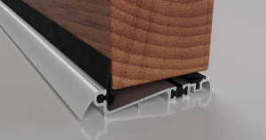 Stormguard Slimline Wide Inward Opening With Thermal Break Threshold - Matte Silver - 914mm
