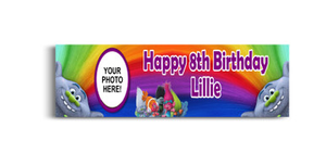 Personalised Trolls Photo Banner