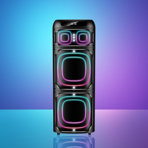 X Echo Ultimate Tower Speaker 160W with Wireless Microphone Black