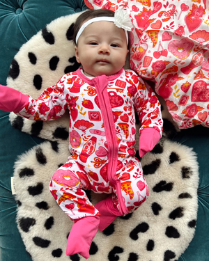 XOXO Zip Sleepsuit - 12m-18m