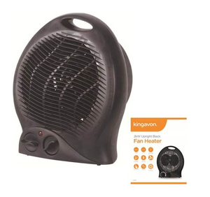 Kingavon Upright Fan Heater 2kW Black