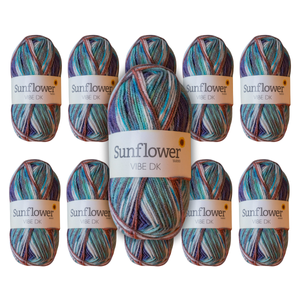 Sunflower Yarns Vibe DK Pack - Relation (10 Pack)