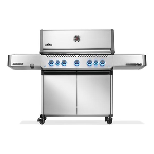 Napoleon Prestige 665 Propane Gas Grill with Infrared Side and Rear Burners, Evolved 2025, Stainless Steel