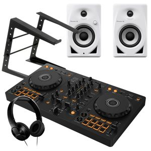 DDJ-FLX4 & DM-40D-W Bundle