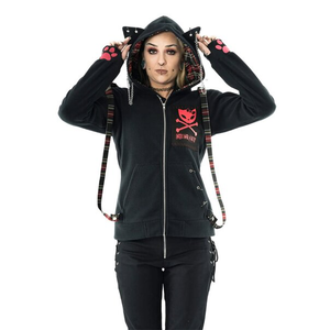 Bye Bye Kitty Trinity Zip Hoodie (Black)