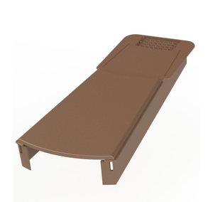 Eurocell Universal Dry Verge – Brown, 395mm x 165mm