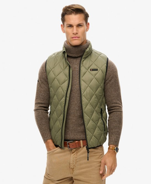 Fuji Lite bodywarmer met ruitvormige wattering