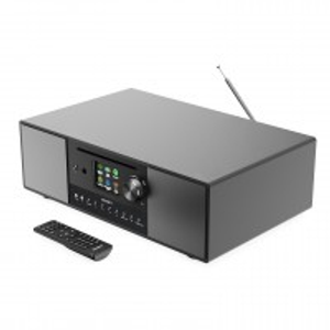 Majority Quadriga DAB Internet Radio and CD Player, Black