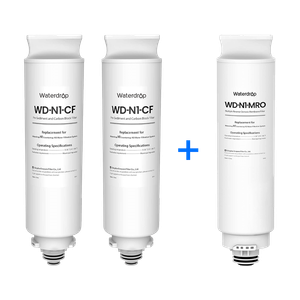 Waterdrop N1 Countertop RO System Replacement Filters Set