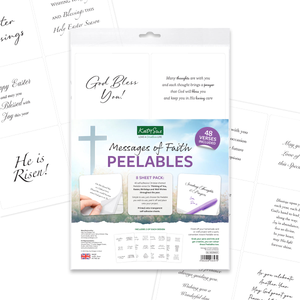 Messages of Faith Peelables, 48 stickers