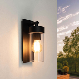 LED Outdoor Wall Light - 7.5W - 2100K - IP44 - Black - Waterproof - Black - Modern - Dimmable