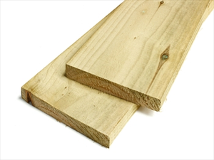 Green - Rough Sawn Treated Timber (8" x 1")