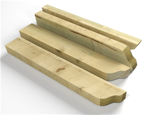 Treated - Profiled One End Pergola Rafter (92mm x 42mm)