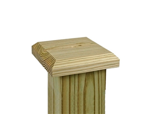 Green Flat Fence Post Cap (3" x 3")