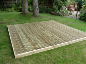 Easy Deck Patio Kit 3m x 3m (No Handrails)