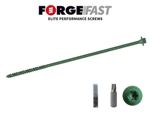 Sleeper / Timber Fixing Screw M7 x 250mm (Pack Of 20)