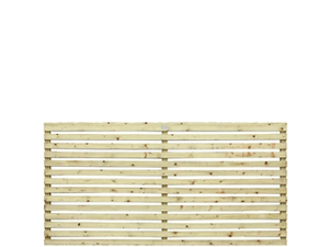 Green - Elite Slatted PSE Fence Panel (1.8m x 0.920m)
