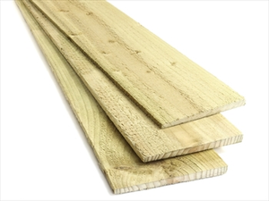 Treated Green Feather Edge Board (3000mm)