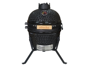 Kamado Maxi Ceramic Charcoal BBQ - Black