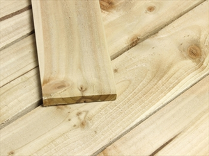 100mm x 19mm (4 x 1) Tanalised Rough Sawn Timber