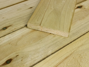 200mm x 22mm (8 x 1) Tanalised Rough Sawn Timber