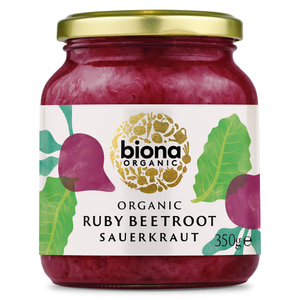 Organic Ruby Red Sauerkraut (Biona) 350g