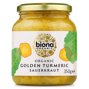 Organic Golden Turmeric Sauerkraut (Biona) 350g