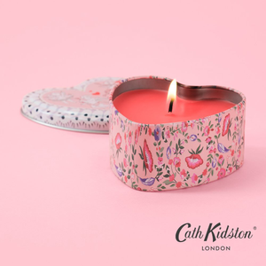 Cath Kidston Heart Tin Candle