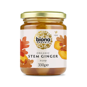 Organic Stem Ginger in Syrup (Biona) 330g