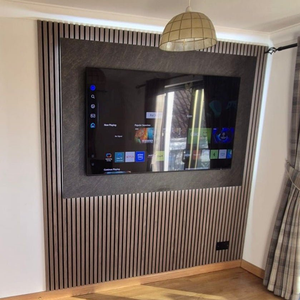 Standard Acoustic Slat Wall Panel - Walnut