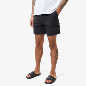 Cargo Pocket Swimshort | Black