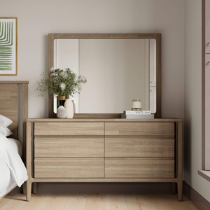 Oscar 6 Drawer Chest, Light Wood