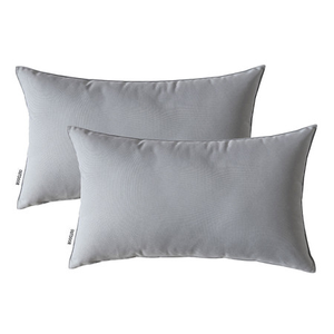 Set of 2 Cushions with Premium Waterproof Covers Included - 30x50cm