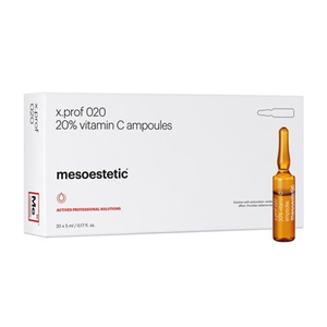 Mesoestetic X.prof 020 20% Vitamin C Ampoules (20 x 5ml)