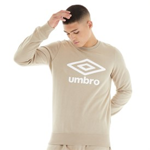Umbro Mens Core Sweatshirt Stone/White