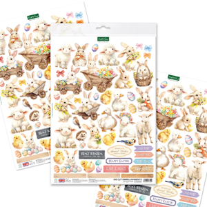 Spring Animals Die Cut Embellishments, 3 sheets