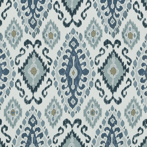 ANTE DECOR Jakarta Digital Print Fabric Blue