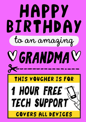 To An Amazing Grandma Birthday Card
