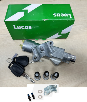 LRC10514 - Complete Ignition Lock and Clamp Kit - 3 Door and Steering Lock Set - Defender from 2002 Onwards with 20mm Locks- Genuine Land Rover option available