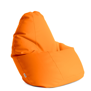 Outlet - Pouf Poltrona Sacco Grande BAG L Similpelle Mamba dim. 80 x 125 cm - Per ambiente Interno ed Esterno Colore Giallo Ocra