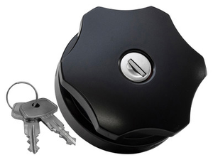 DA8875 - Optimill Black Locking Fuel Cap - Land Rover Defender TD5 and TDCi Puma