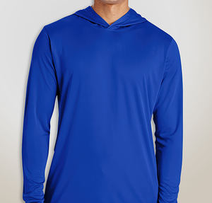 Team 365 Zone Hooded Long Sleeve Performance Shirt - Sport Royal