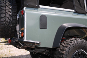1-LRDETAK - Defendoor Fuel Filler Cover for Land Rover Defender - by Trekfinder