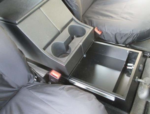 MUD-0032 - Cubby Box Sliding Locker for Land Rover Defender - By Mud Stuff - Additional 11 Litres of Storage Space