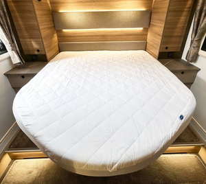 Bailey Luxury Mattress Protector 100% Cotton Topped - 4ft 8 Island Bed