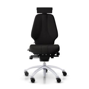 RH Logic 300 Medium Back Black Office Chair (with neckrest)
