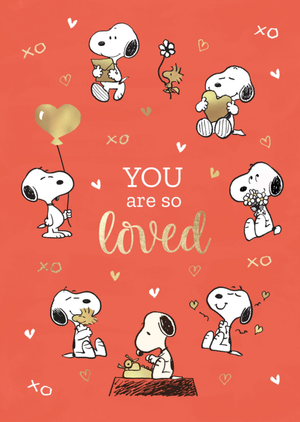 Snoopy You Are So Loved Card