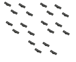 EZM500050REC - Pack of 20 Receiver for Defender Door Card Plastic Rivit Fir-Tree Fastener (Pack of 20)