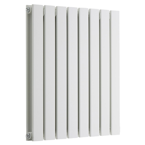 Sterling Arlie - White Horizontal Flat Panel Designer Radiator - 595mm x 560mm (Double Panel)